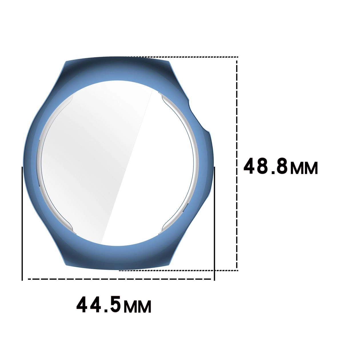 Wymiary obudowy Bizon Case Watch Felipe dla Huawei Watch 5 42mm